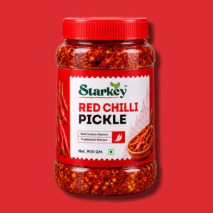 Starkey Red Chilli Pickle – 900 GM